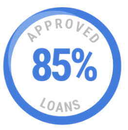 85% approved loans